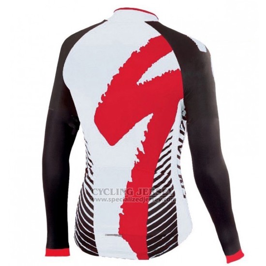 Men's Specialized RBX Comp Cycling Jersey Long Sleeve Bib Tight 2016 Red White Black